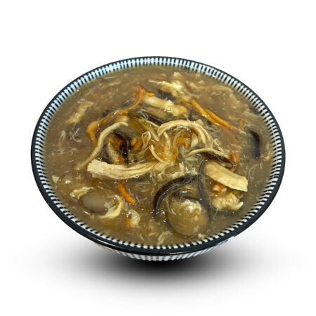 Crab Roe Imitation Shark Fin Soup 蟹皇鱼素翅羹